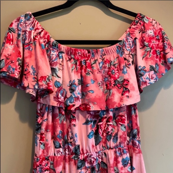 Pink Floral Sundress - Picture 3 of 3